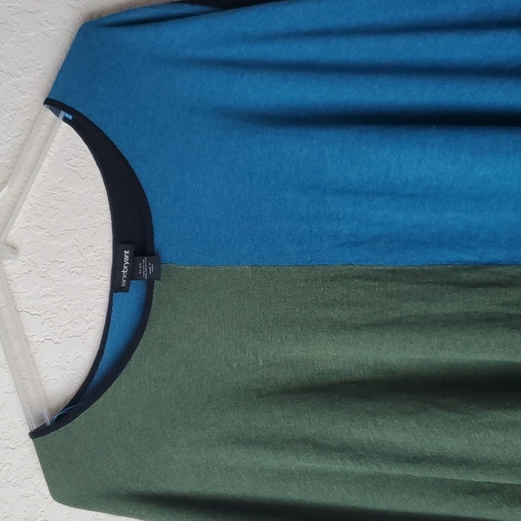 Lane Bryant Knit Poncho Color Block Soft Poncho 14-20 - Picture 8 of 9